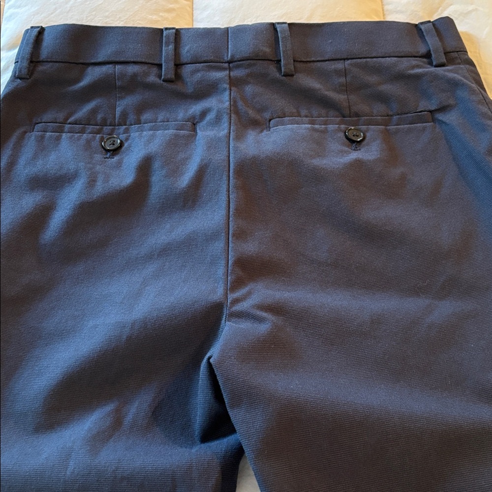 Banana Republic pants 29 X 30 Slim Fit Like new My sons. Navy - Picture 7 of 8